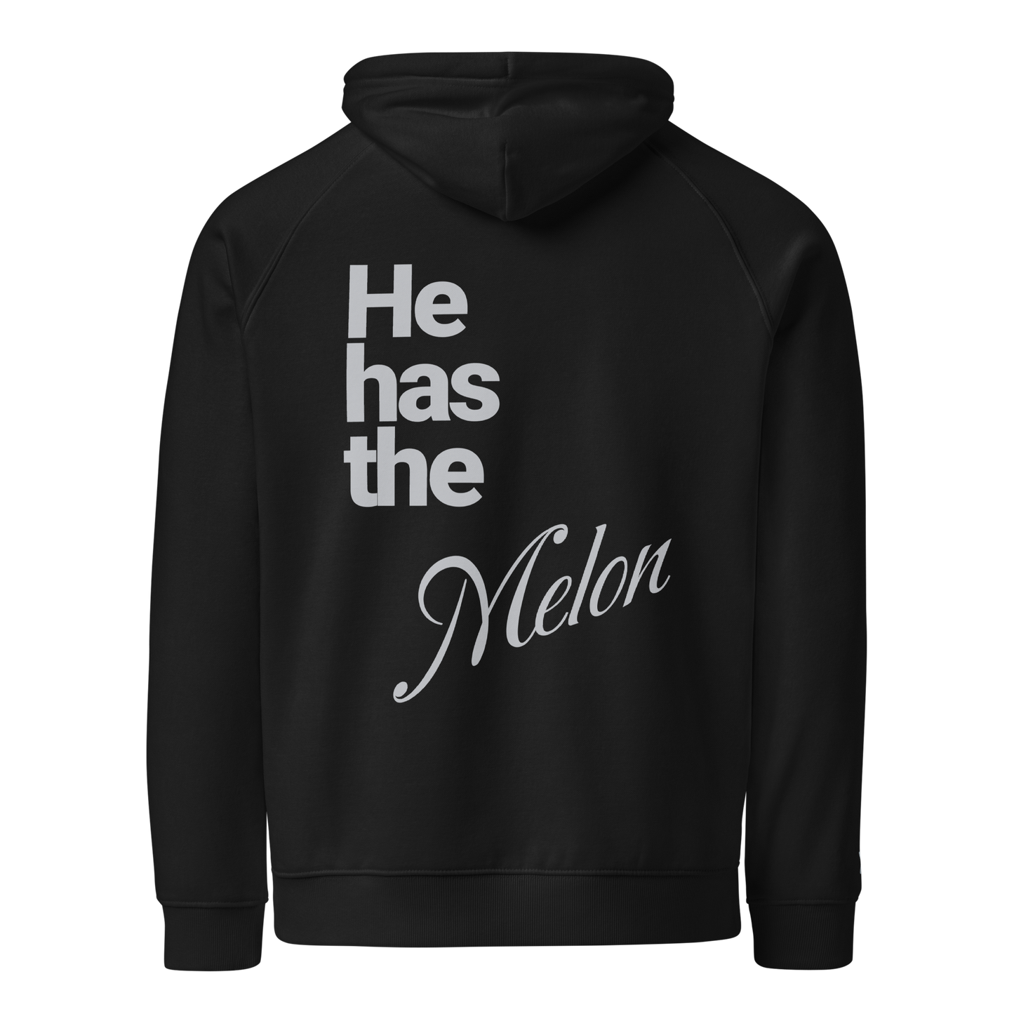 Sweat à capuche écologique Raglan unisexe "melon"