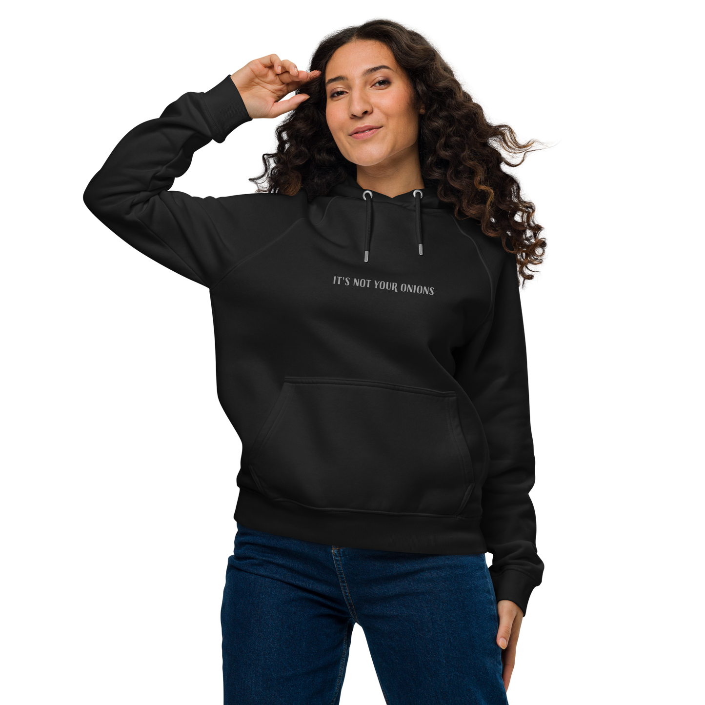 Unisex Raglan Eco-Friendly Hoodie "Onions"