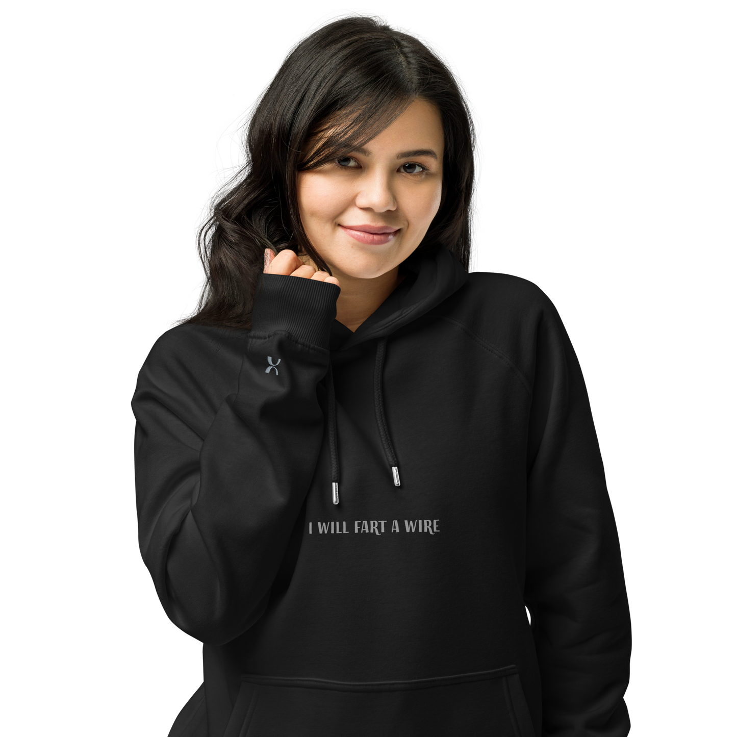Unisex Raglan "Wire" Eco-Friendly Hoodie