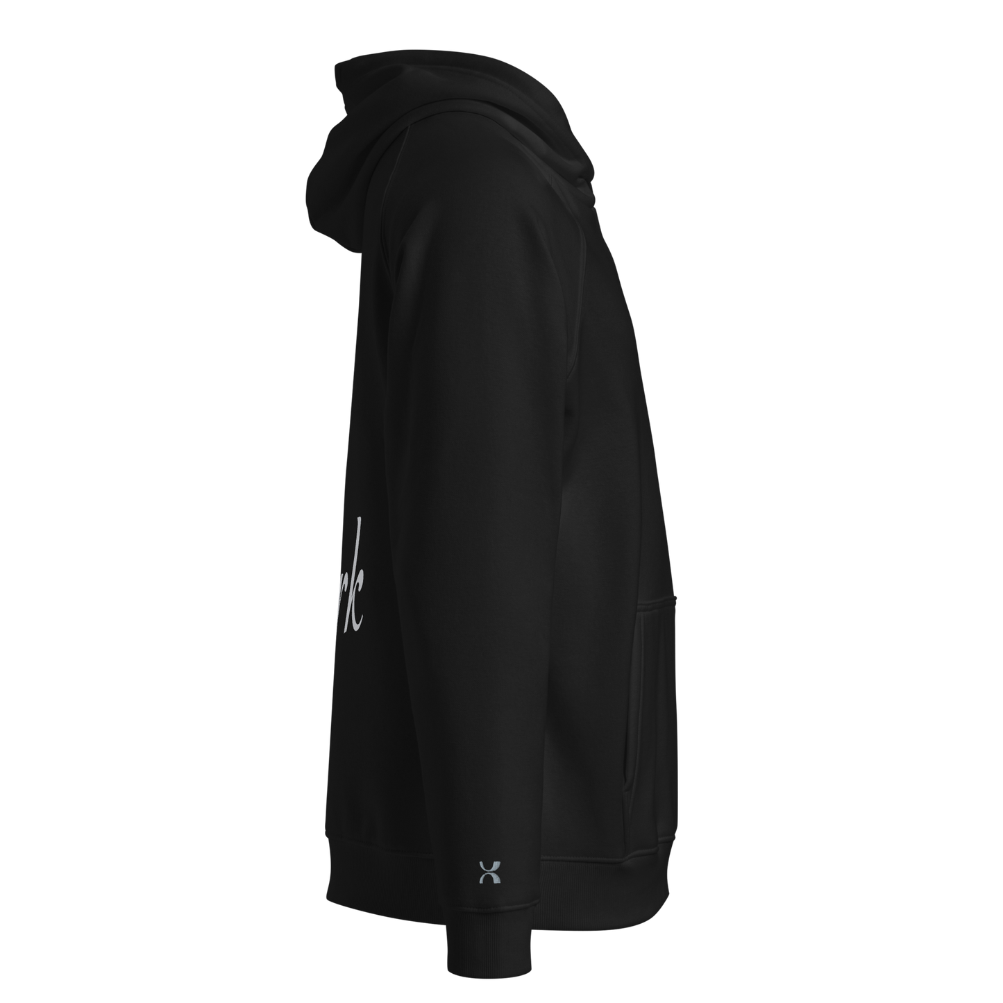 Sweat à capuche écologique Raglan unisexe imprimé dos "bark"