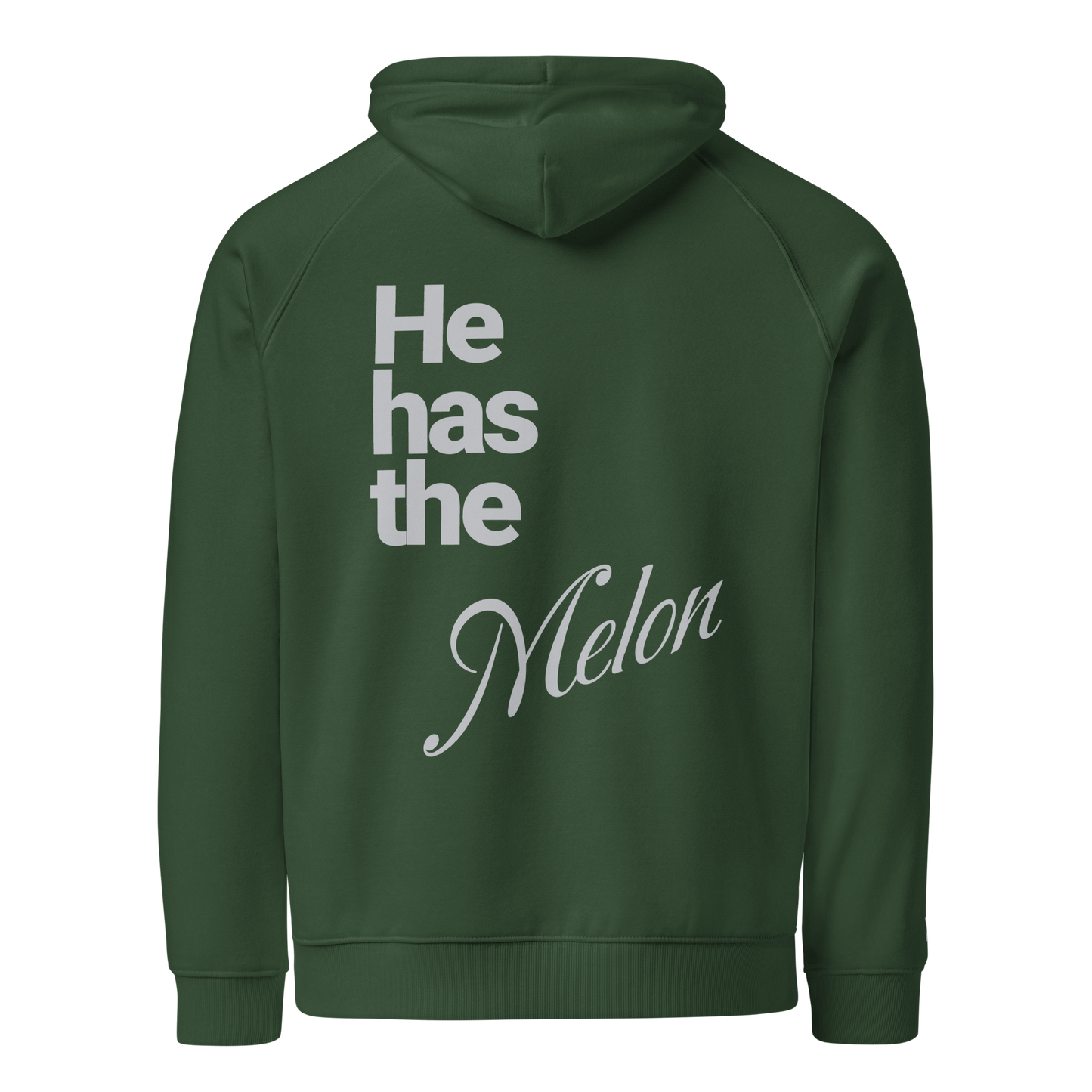 Sweat à capuche écologique Raglan unisexe "melon"