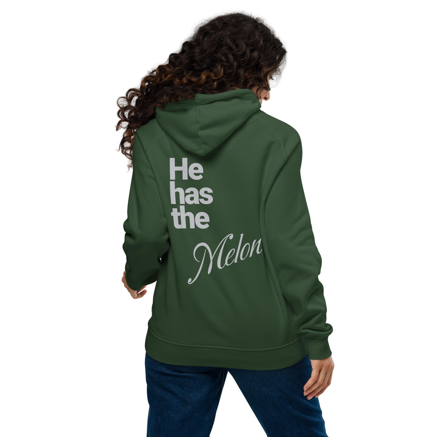 Sweat à capuche écologique Raglan unisexe "melon"