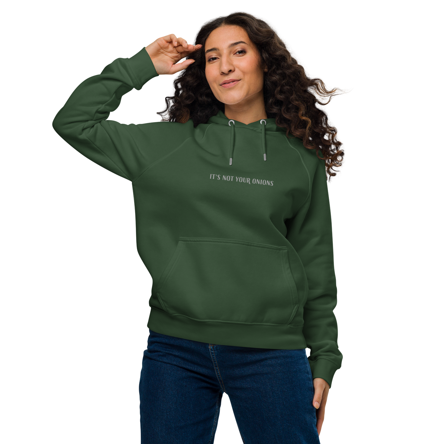 Unisex Raglan Eco-Friendly Hoodie "Onions"