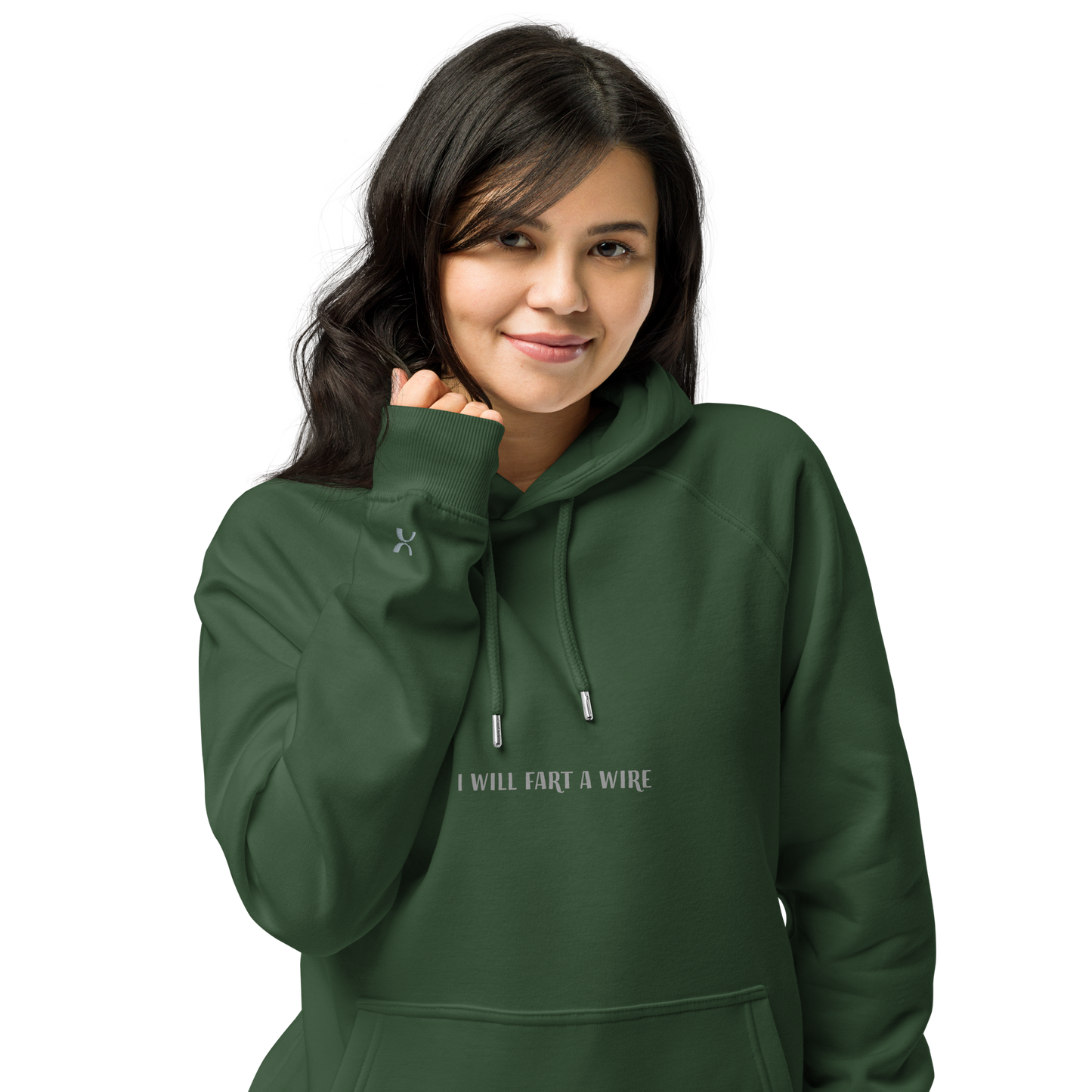Unisex Raglan "Wire" Eco-Friendly Hoodie