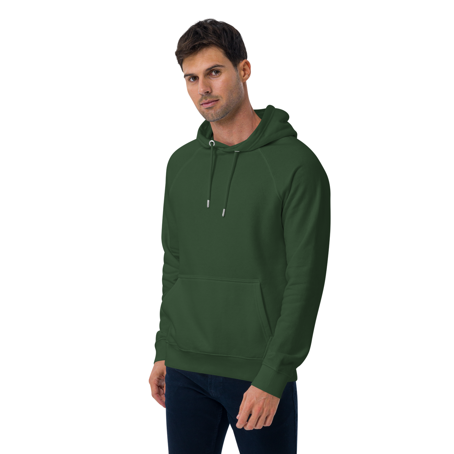 Sweat à capuche écologique Raglan unisexe imprimé dos "signboard"