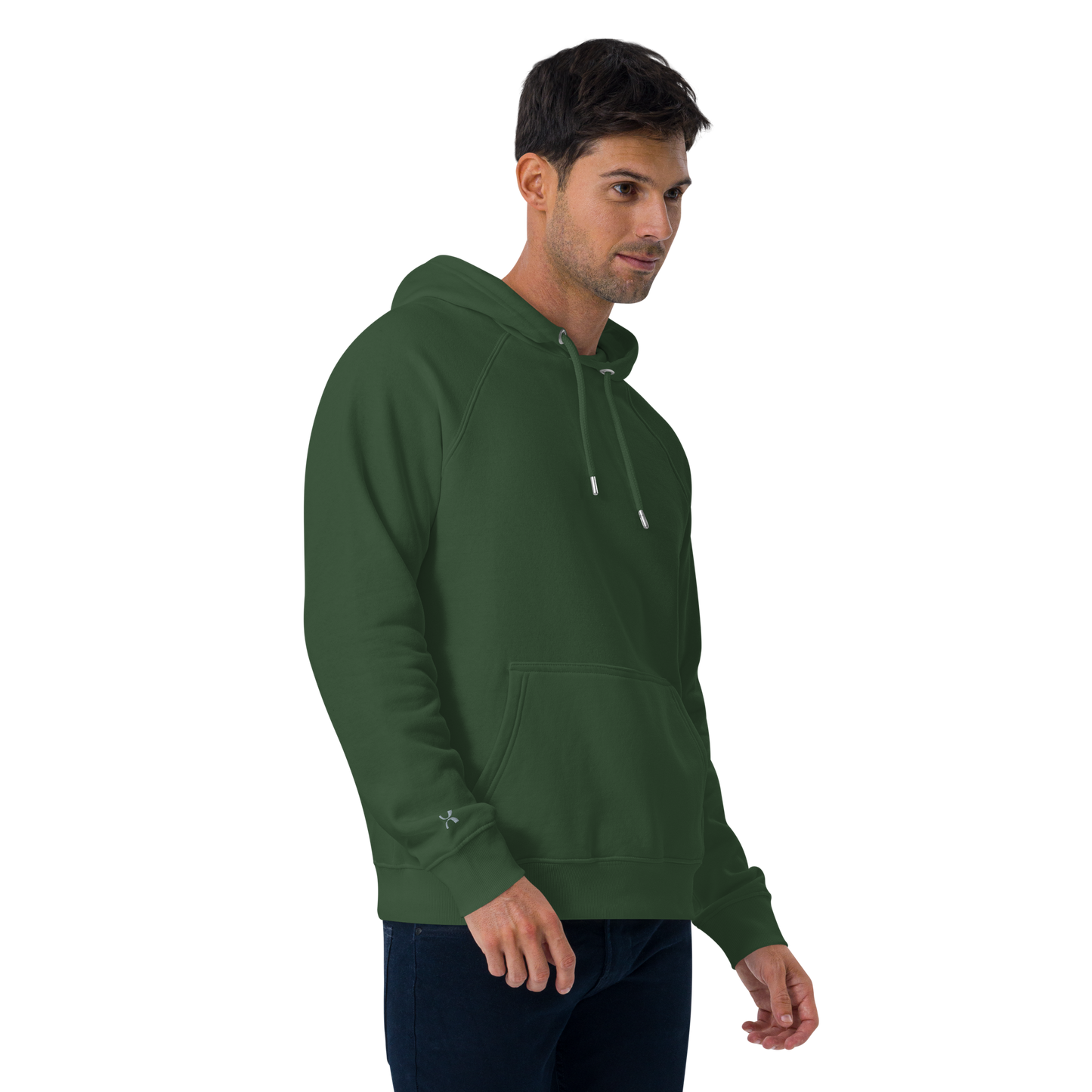 Sweat à capuche écologique Raglan unisexe imprimé dos "cheese"