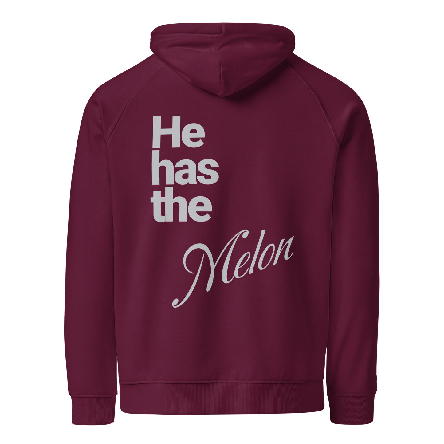 Sweat à capuche écologique Raglan unisexe "melon"