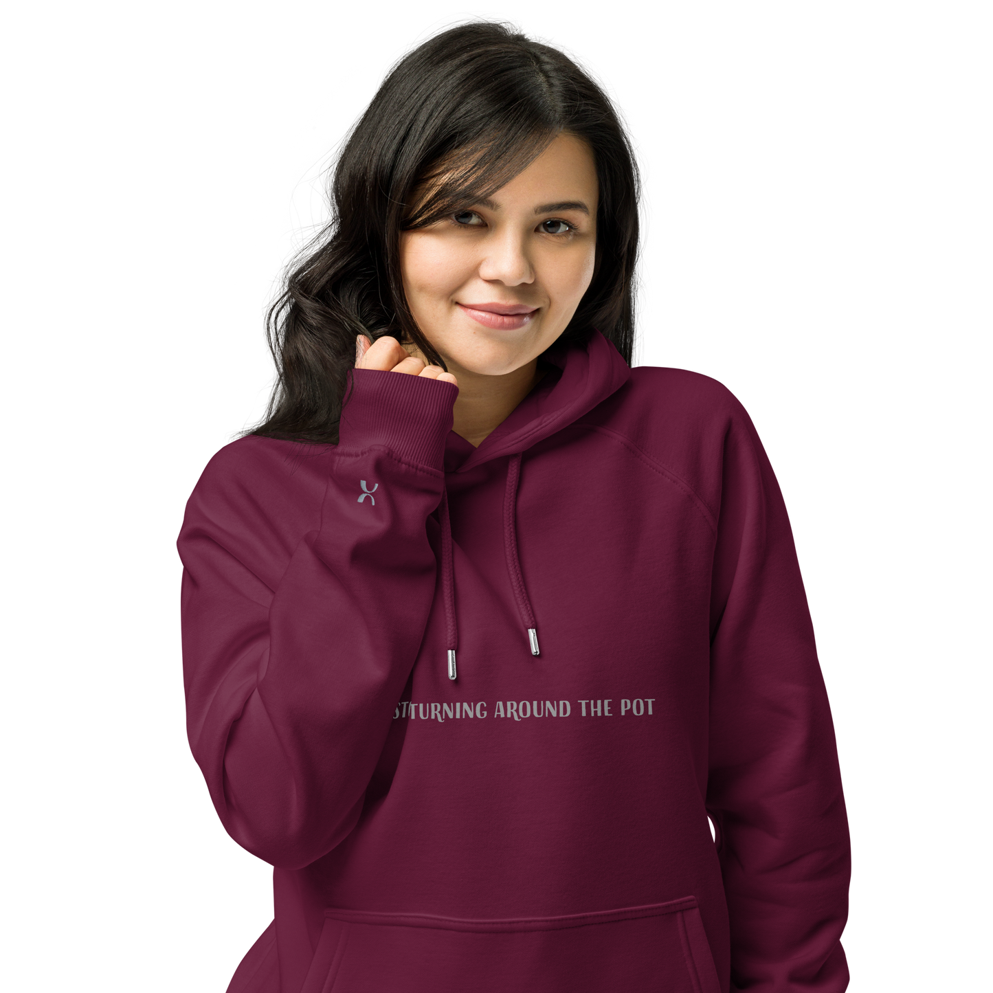 Sweat à capuche écologique Raglan unisexe "pot"
