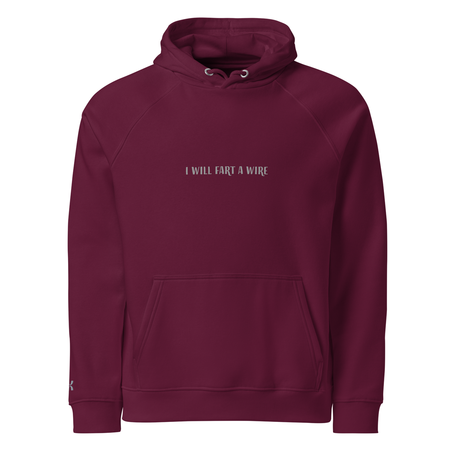 Unisex Raglan "Wire" Eco-Friendly Hoodie