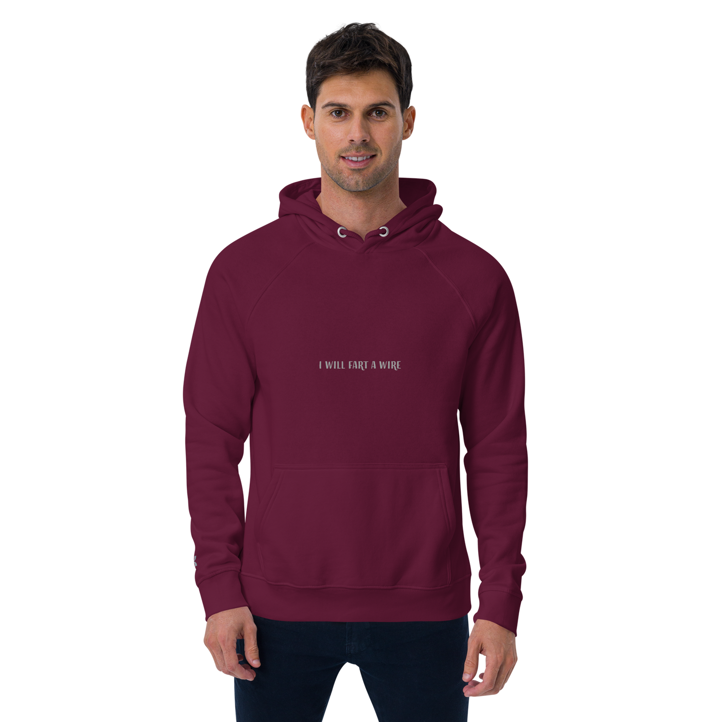Unisex Raglan "Wire" Eco-Friendly Hoodie