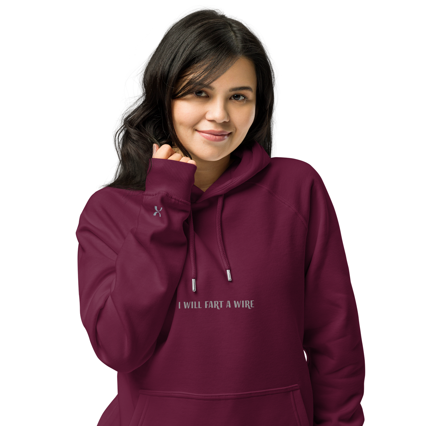 Unisex Raglan "Wire" Eco-Friendly Hoodie