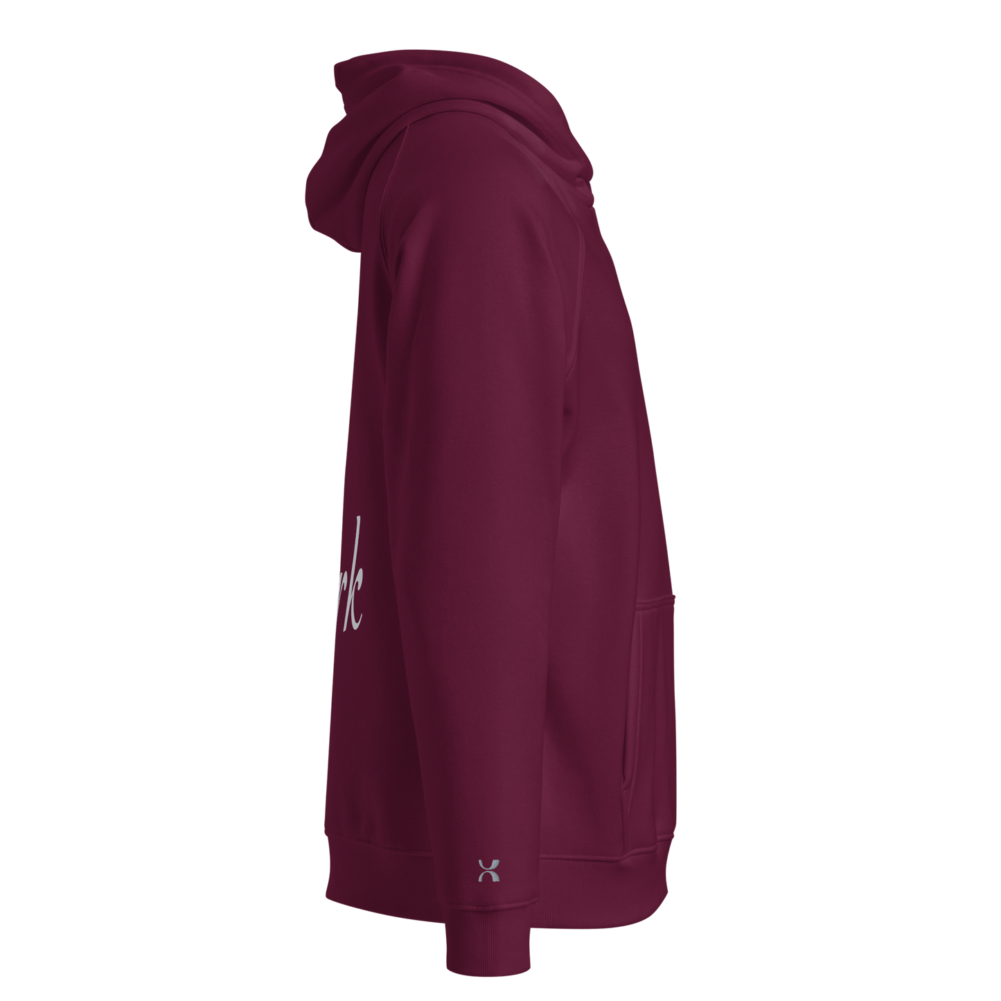 Sweat à capuche écologique Raglan unisexe imprimé dos "bark"