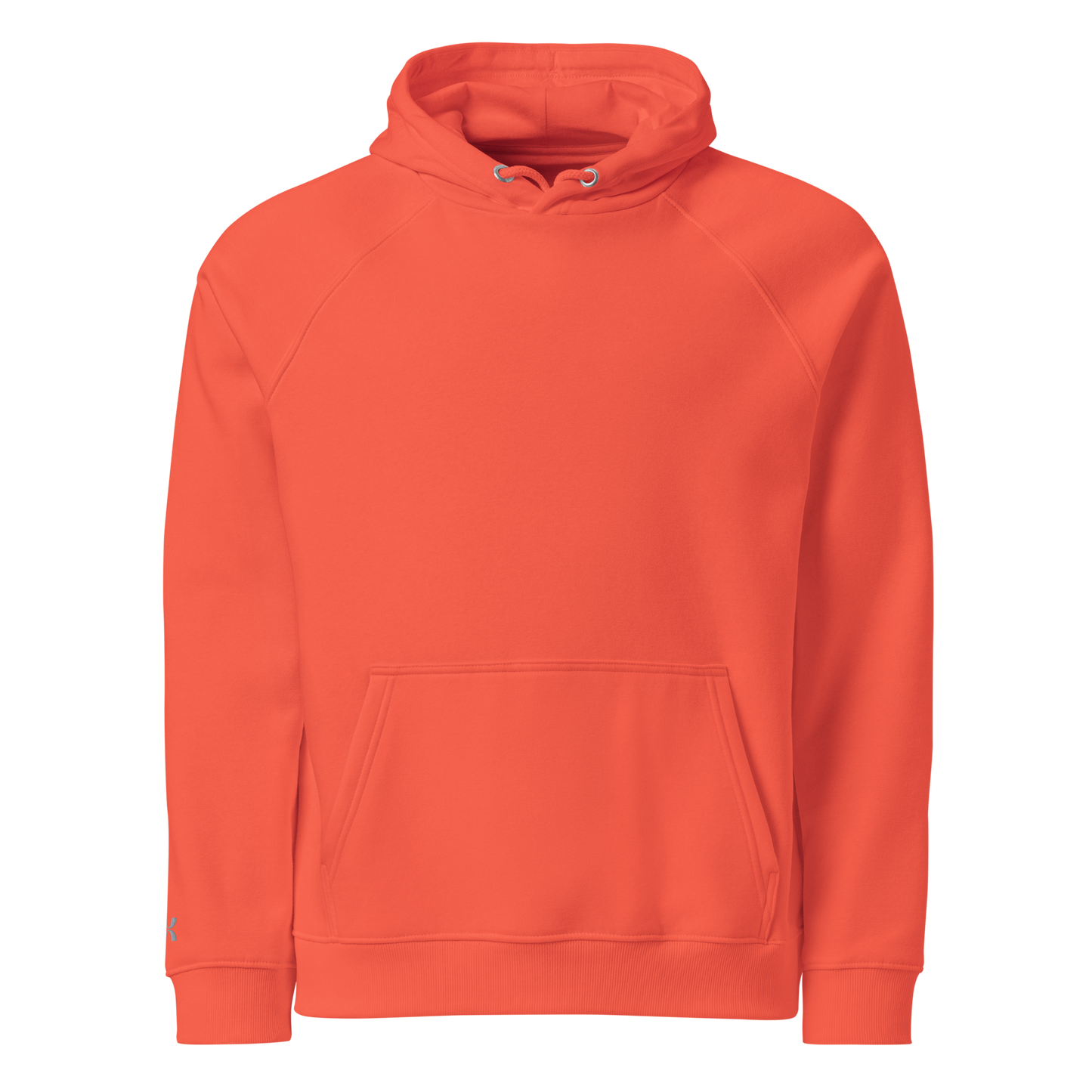 Sweat à capuche écologique Raglan unisexe imprimé dos "bark"
