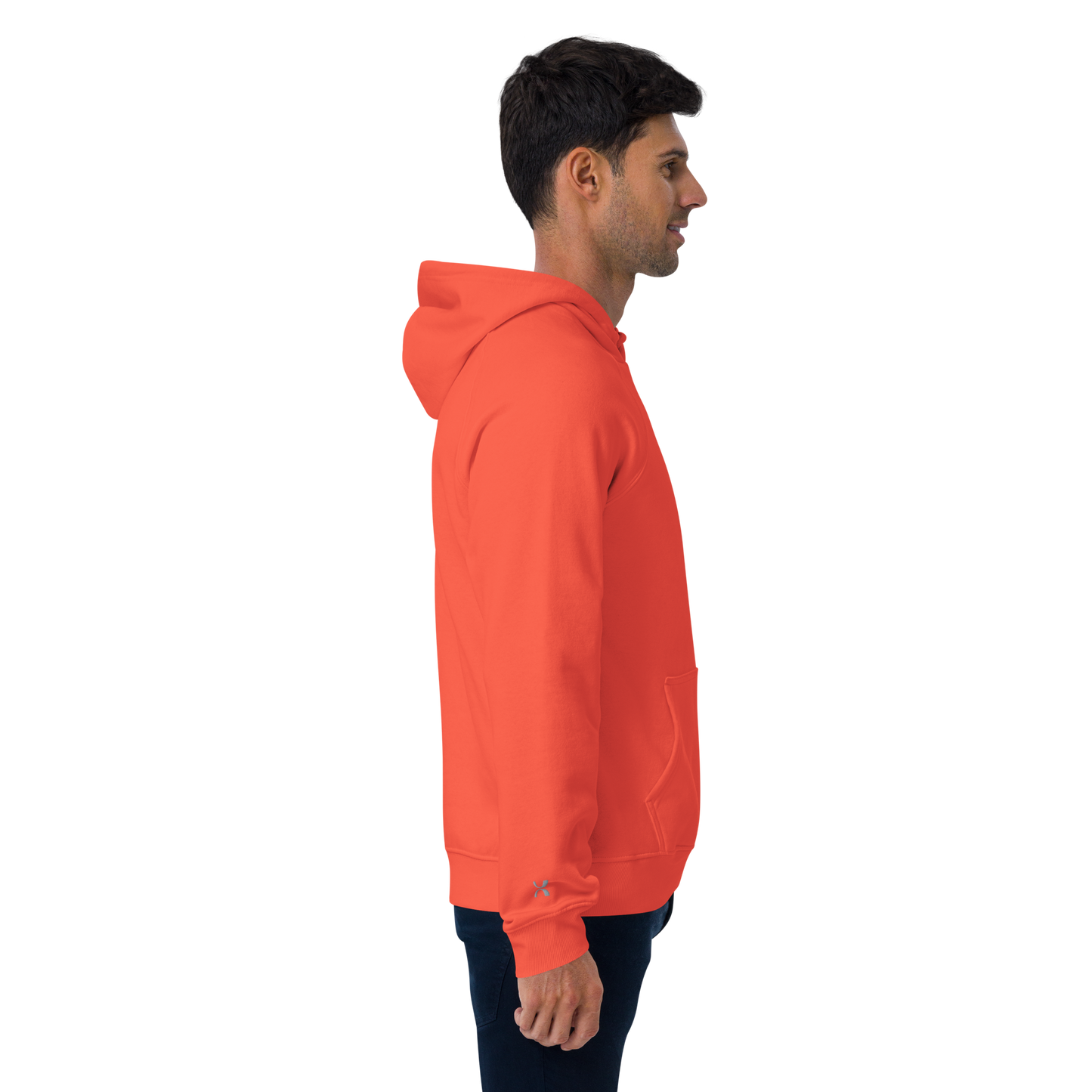 Sweat à capuche écologique Raglan unisexe "strawberry"