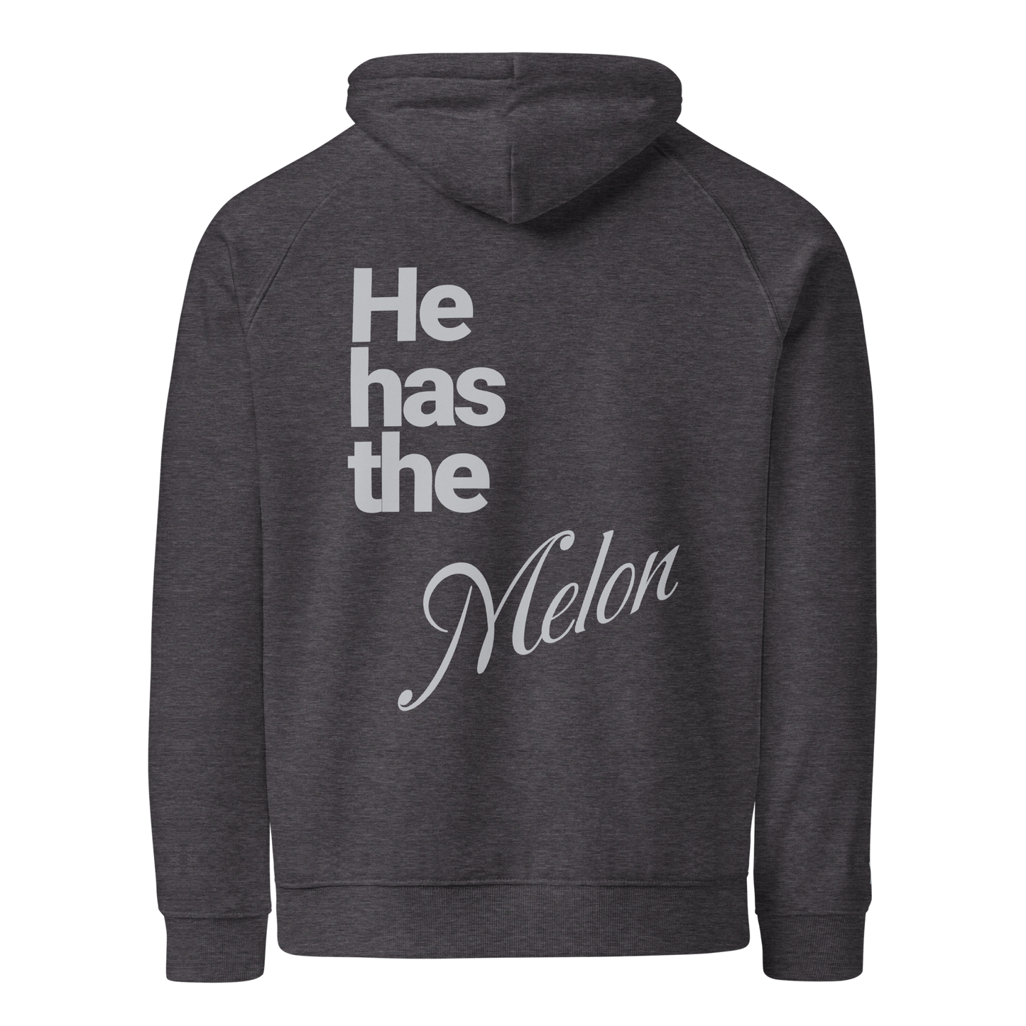 Sweat à capuche écologique Raglan unisexe "melon"