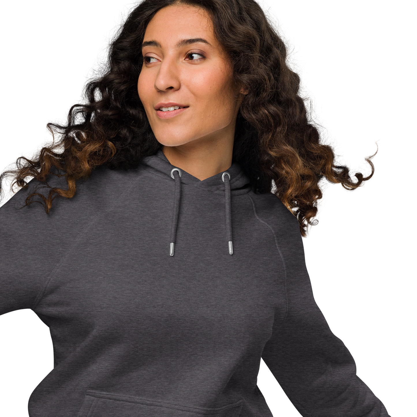 Sweat à capuche écologique Raglan unisexe imprimé dos "cheese"