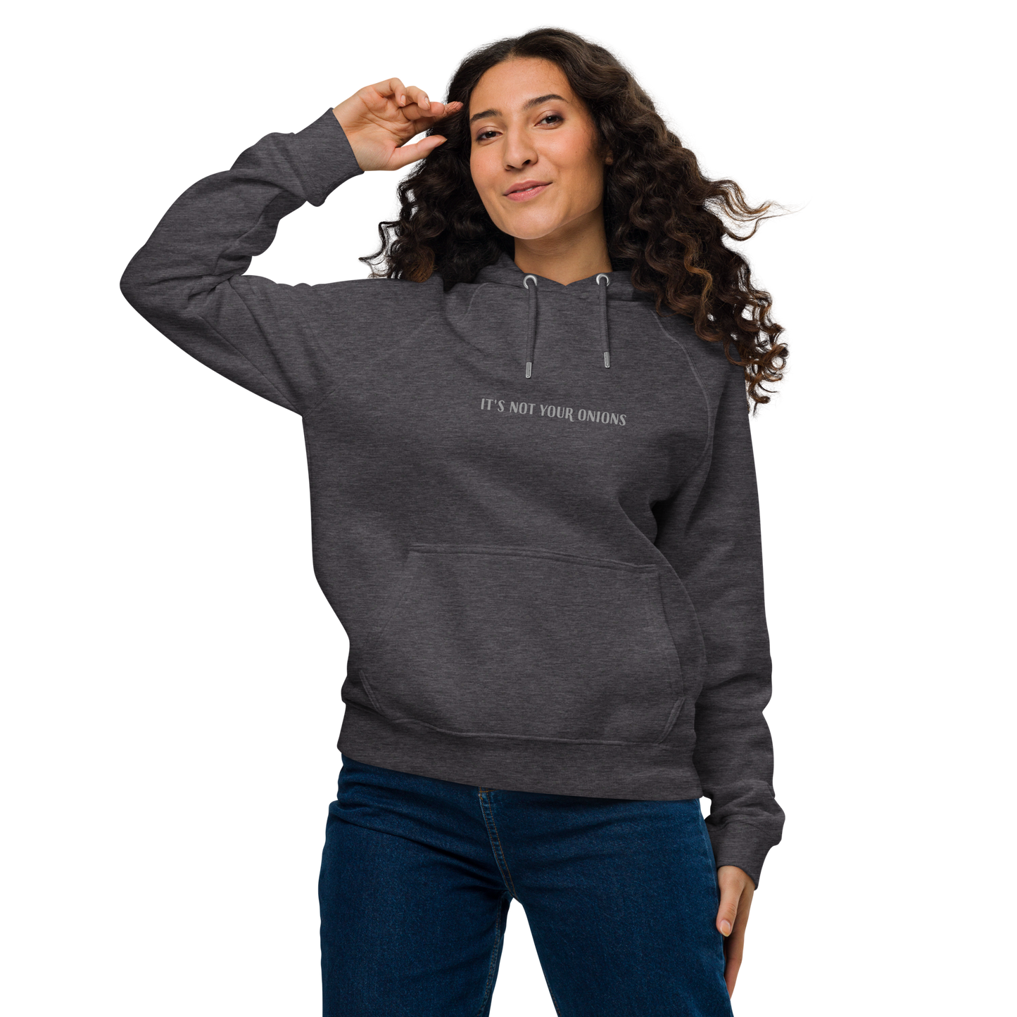 Unisex Raglan Eco-Friendly Hoodie "Onions"