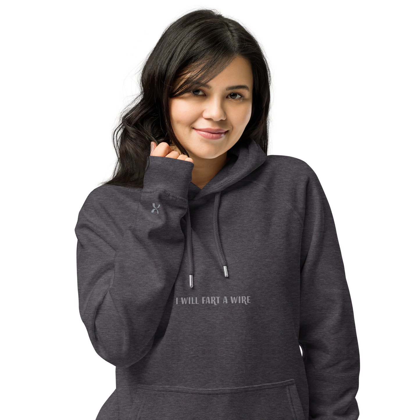 Unisex Raglan "Wire" Eco-Friendly Hoodie