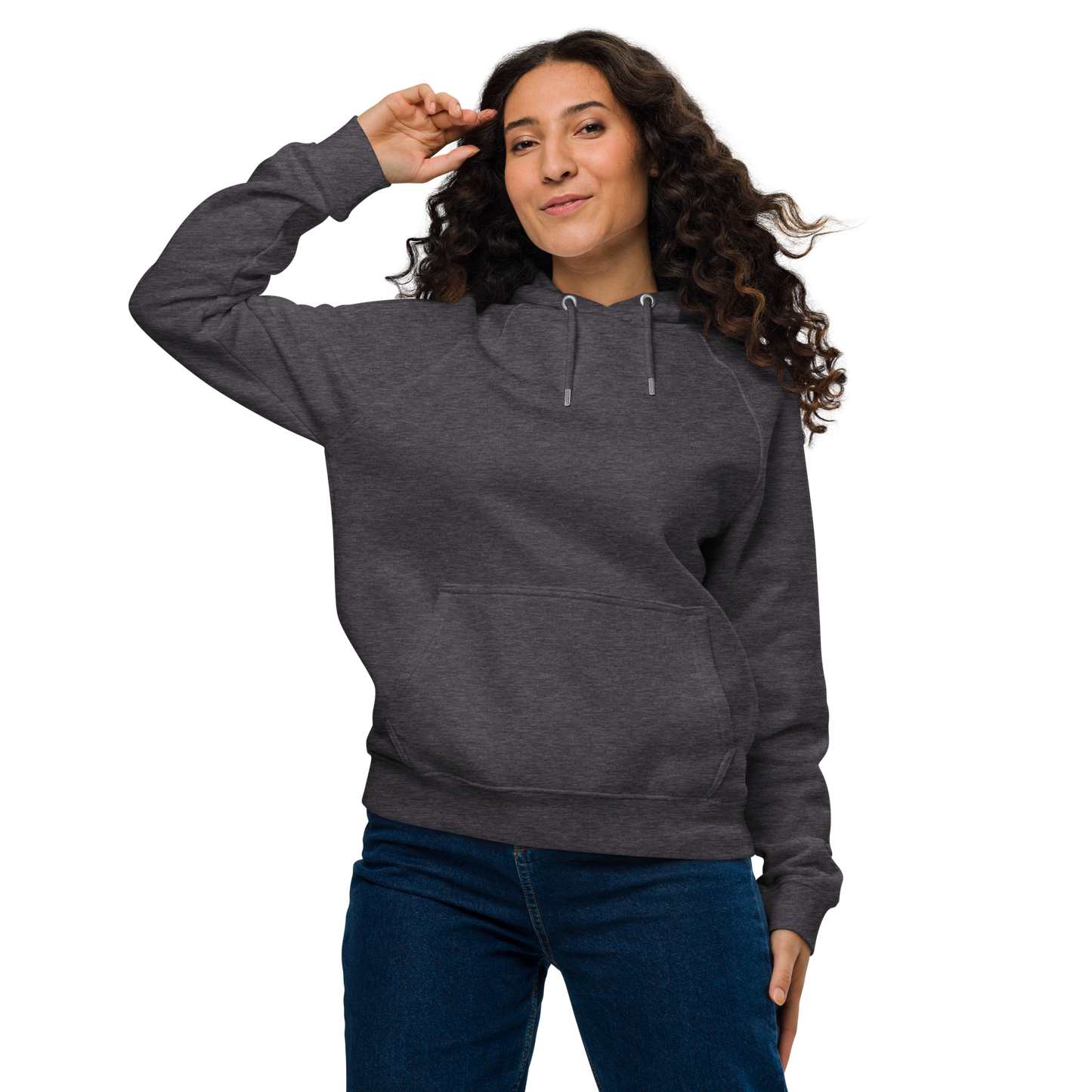Sweat à capuche écologique Raglan unisexe "melon"