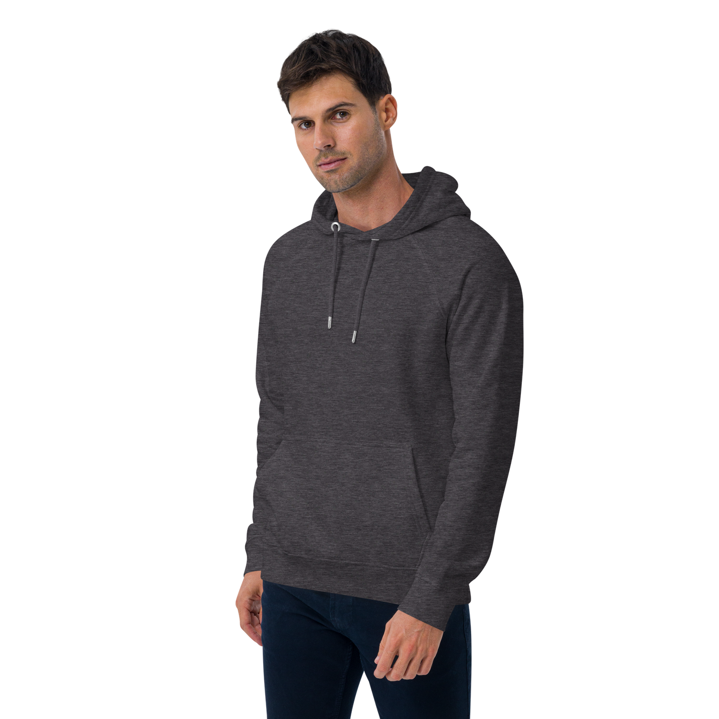 Sweat à capuche écologique Raglan unisexe imprimé dos "strawberry"