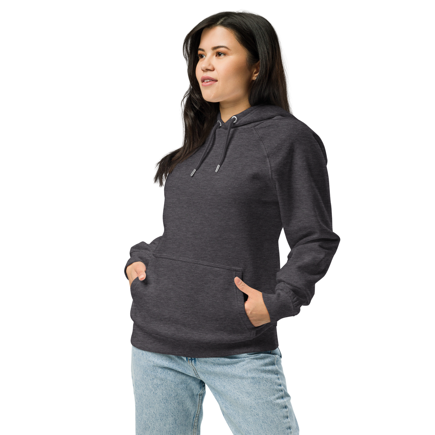 Sweat à capuche écologique Raglan unisexe imprimé dos "signboard"