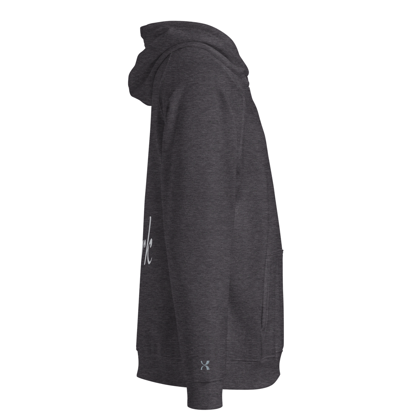 Sweat à capuche écologique Raglan unisexe imprimé dos "bark"