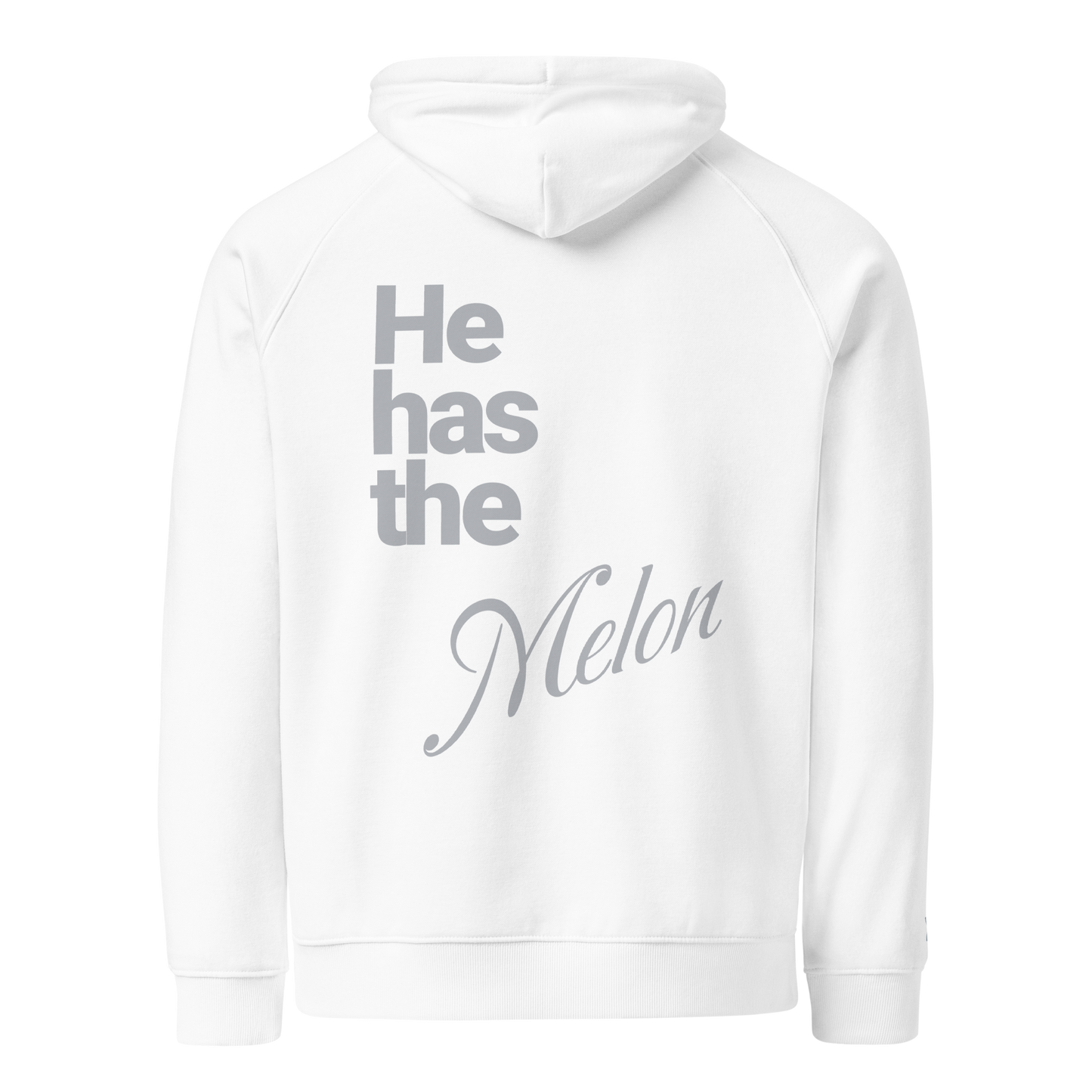Sweat à capuche écologique Raglan unisexe "melon"