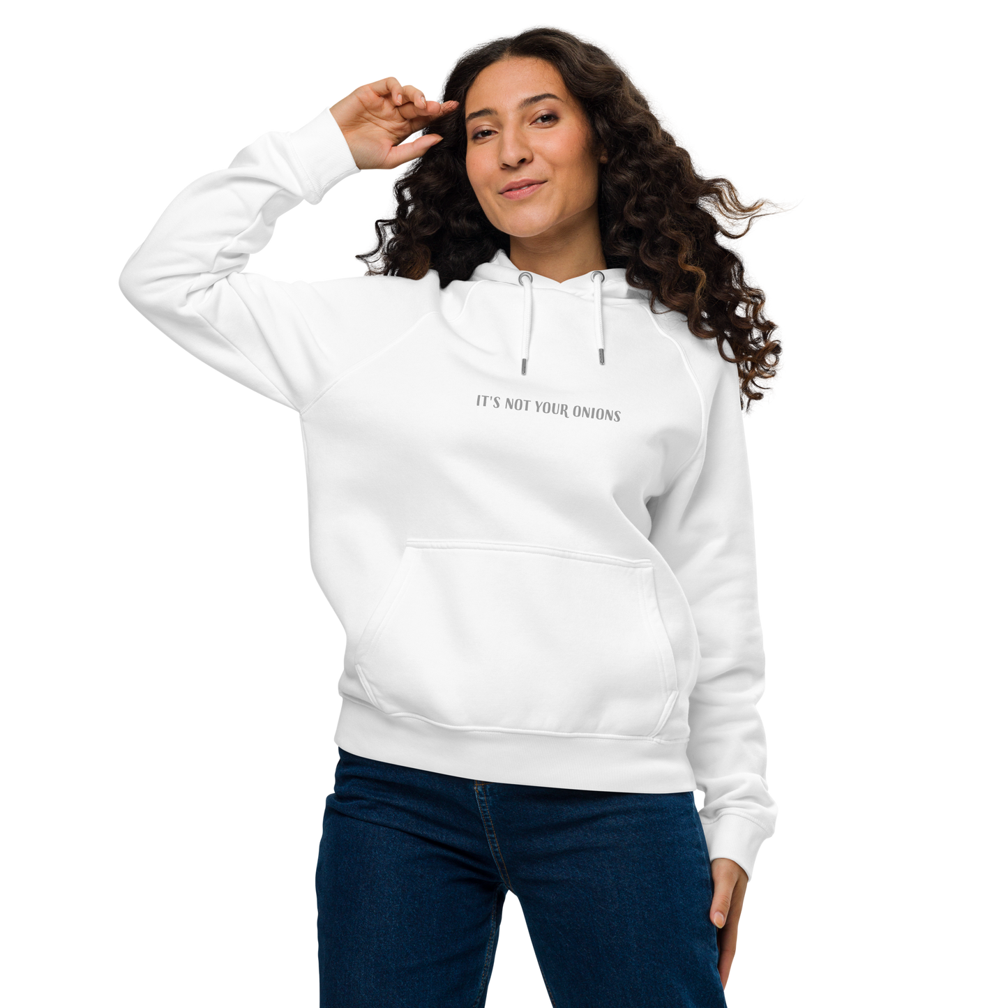 Unisex Raglan Eco-Friendly Hoodie "Onions"