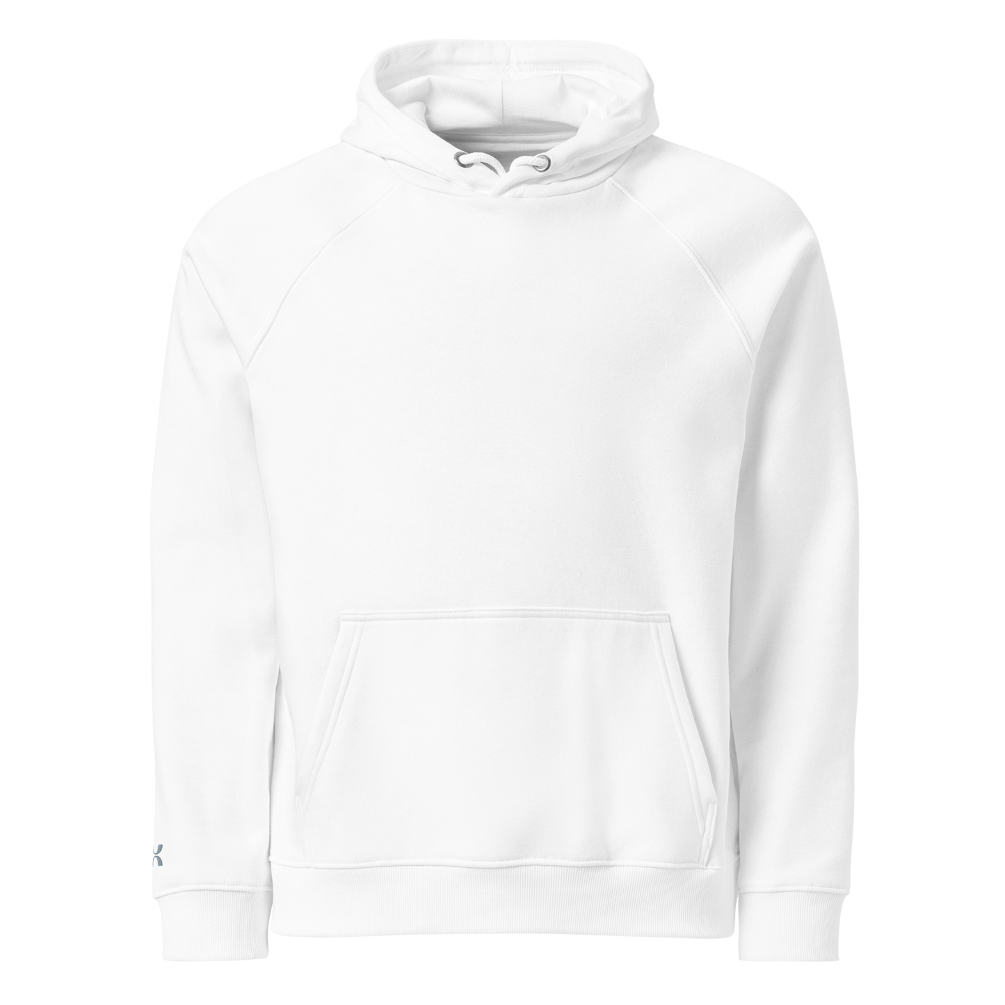 Sweat à capuche écologique Raglan unisexe imprimé dos "bark"