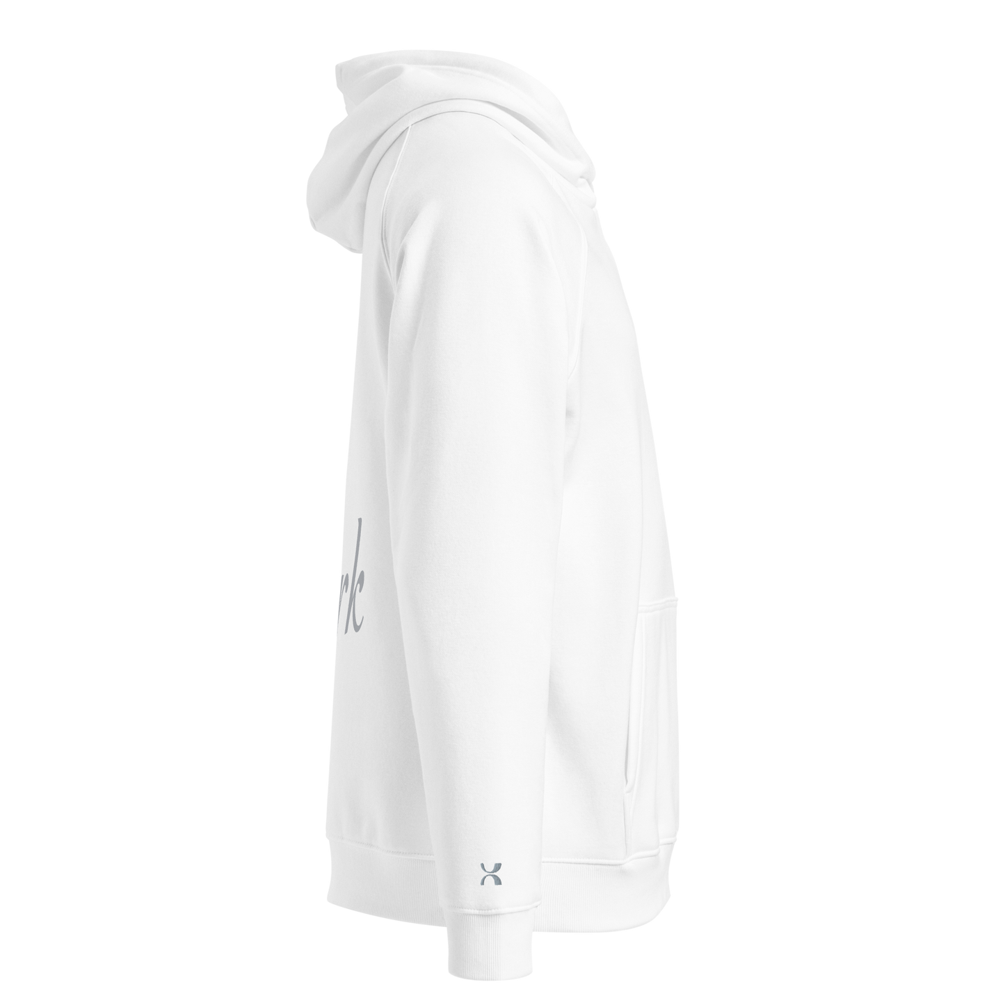 Sweat à capuche écologique Raglan unisexe imprimé dos "bark"