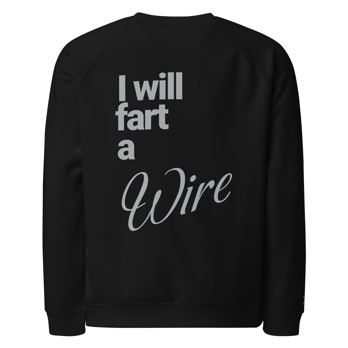 Sweatshirt écologique raglan unisexe "wire"