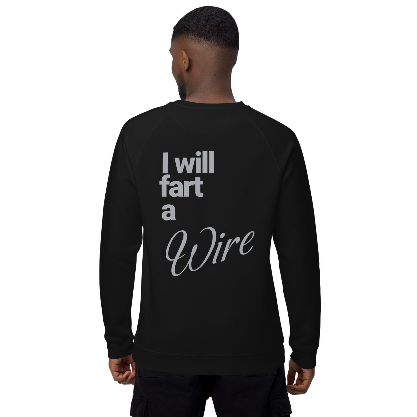 Sweatshirt écologique raglan unisexe "wire"