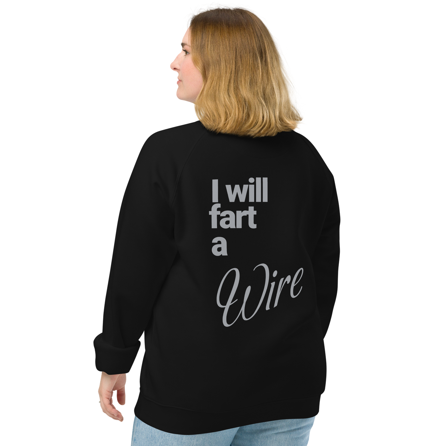 Sweatshirt écologique raglan unisexe "wire"
