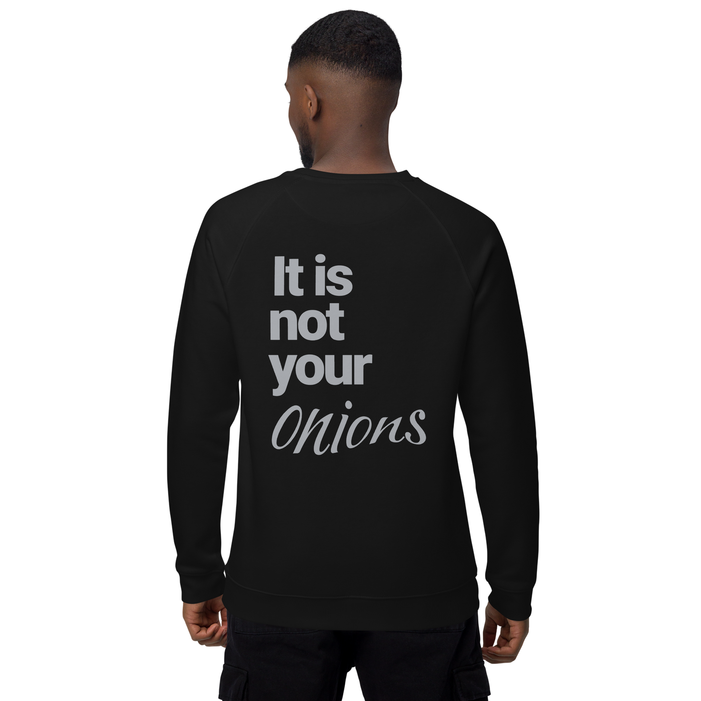 Sweatshirt écologique raglan unisexe "onions"
