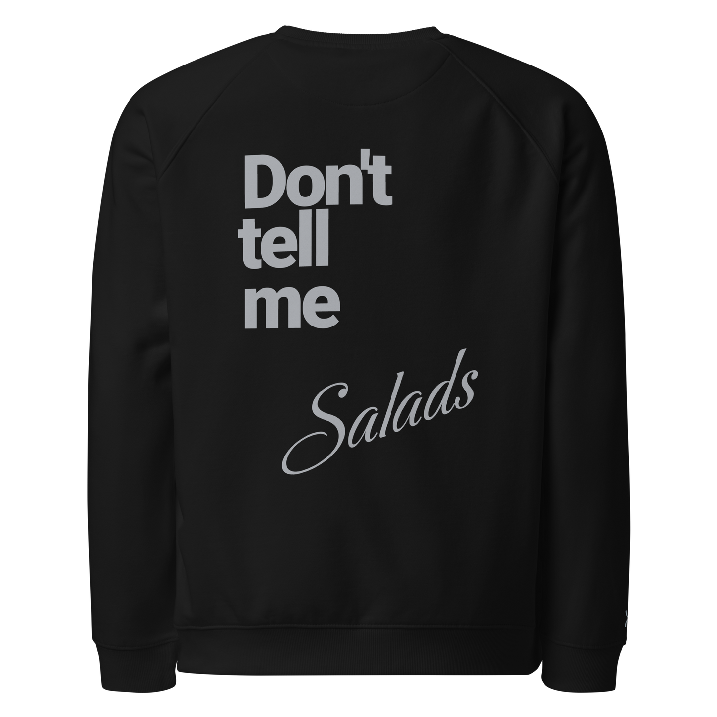 Sweatshirt écologique raglan unisexe "salads"