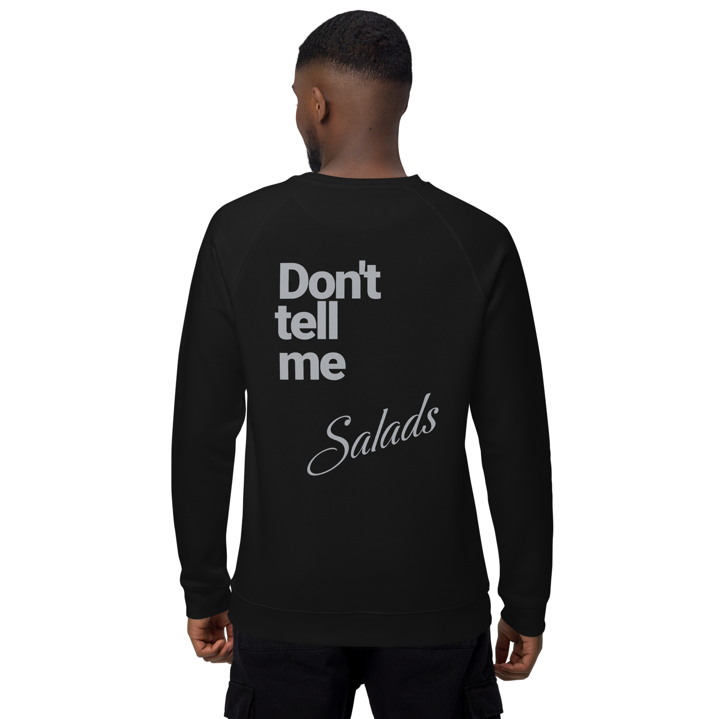 Sweatshirt écologique raglan unisexe "salads"