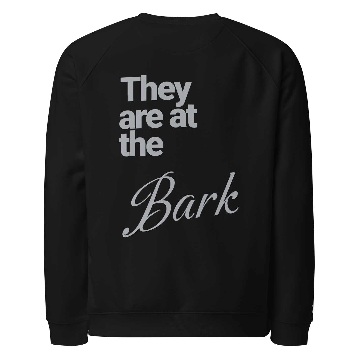 Unisex "Bark" Raglan Eco-Friendly Sweatshirt