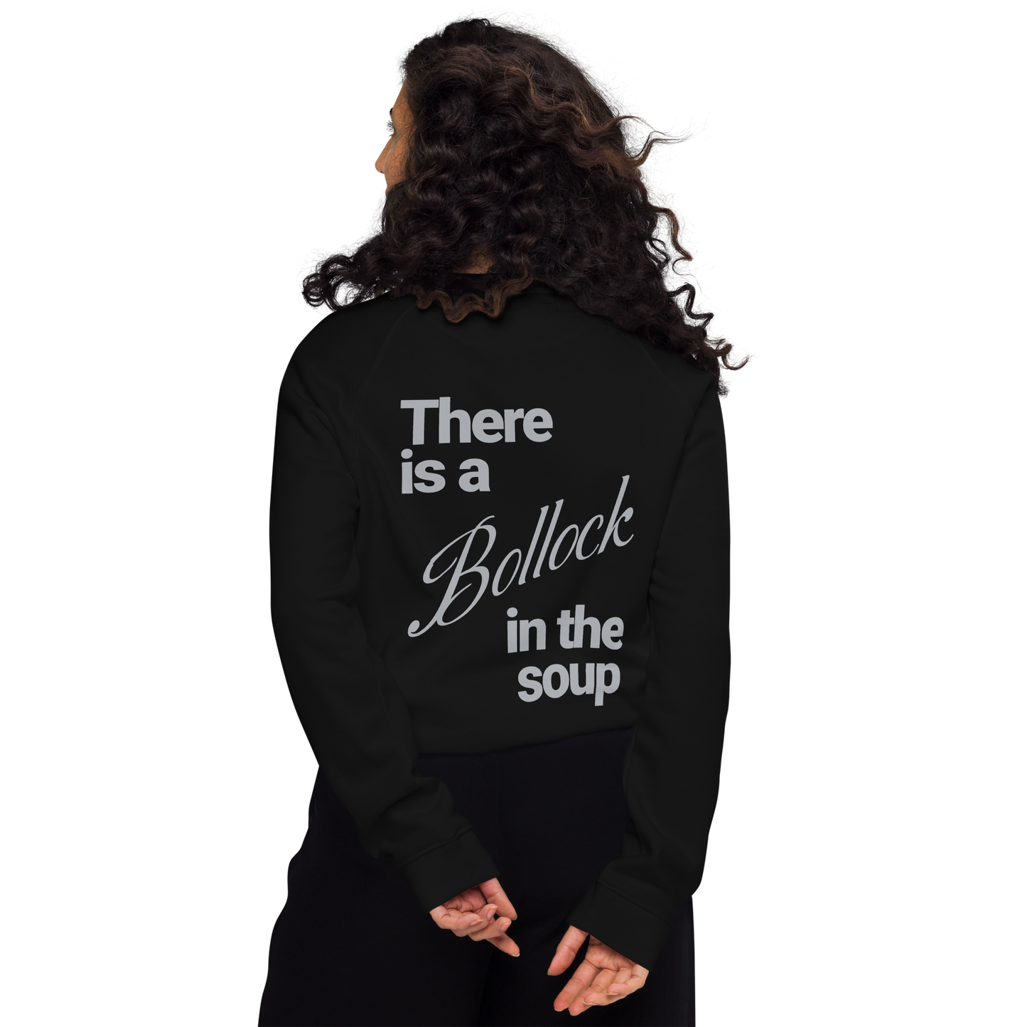 Sweatshirt écologique raglan unisexe "bollocks"
