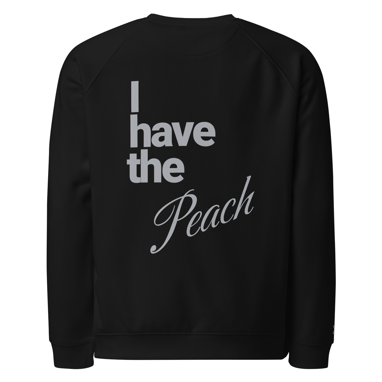 Sweatshirt écologique raglan unisexe "peach"