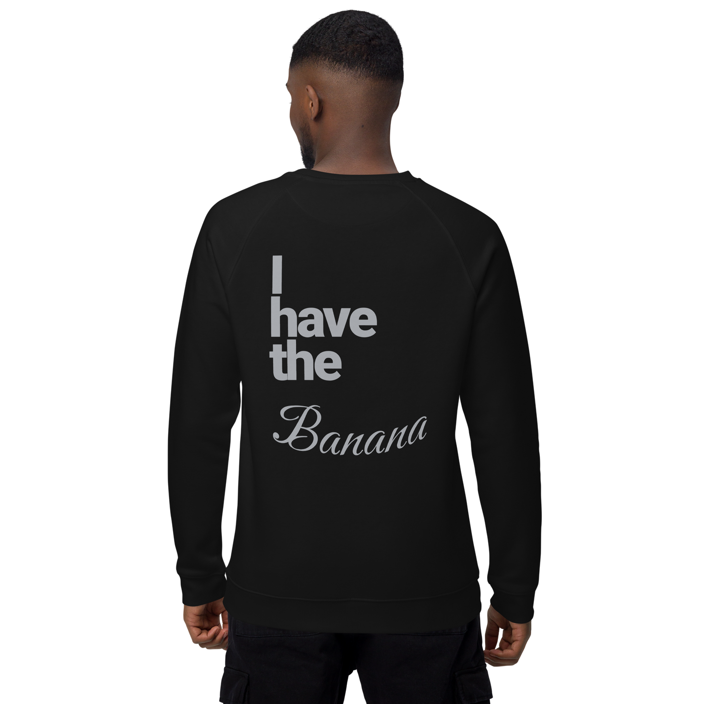 Sweatshirt écologique raglan unisexe "banana"