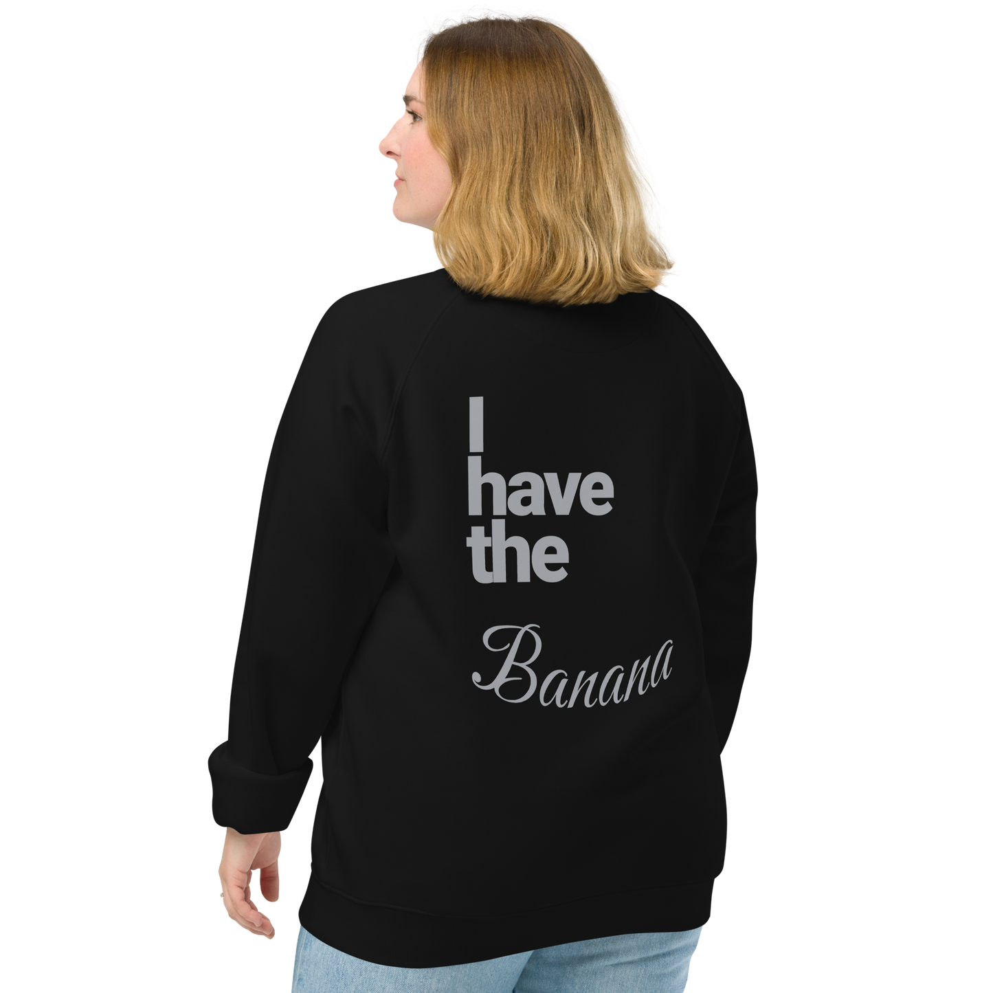 Sweatshirt écologique raglan unisexe "banana"