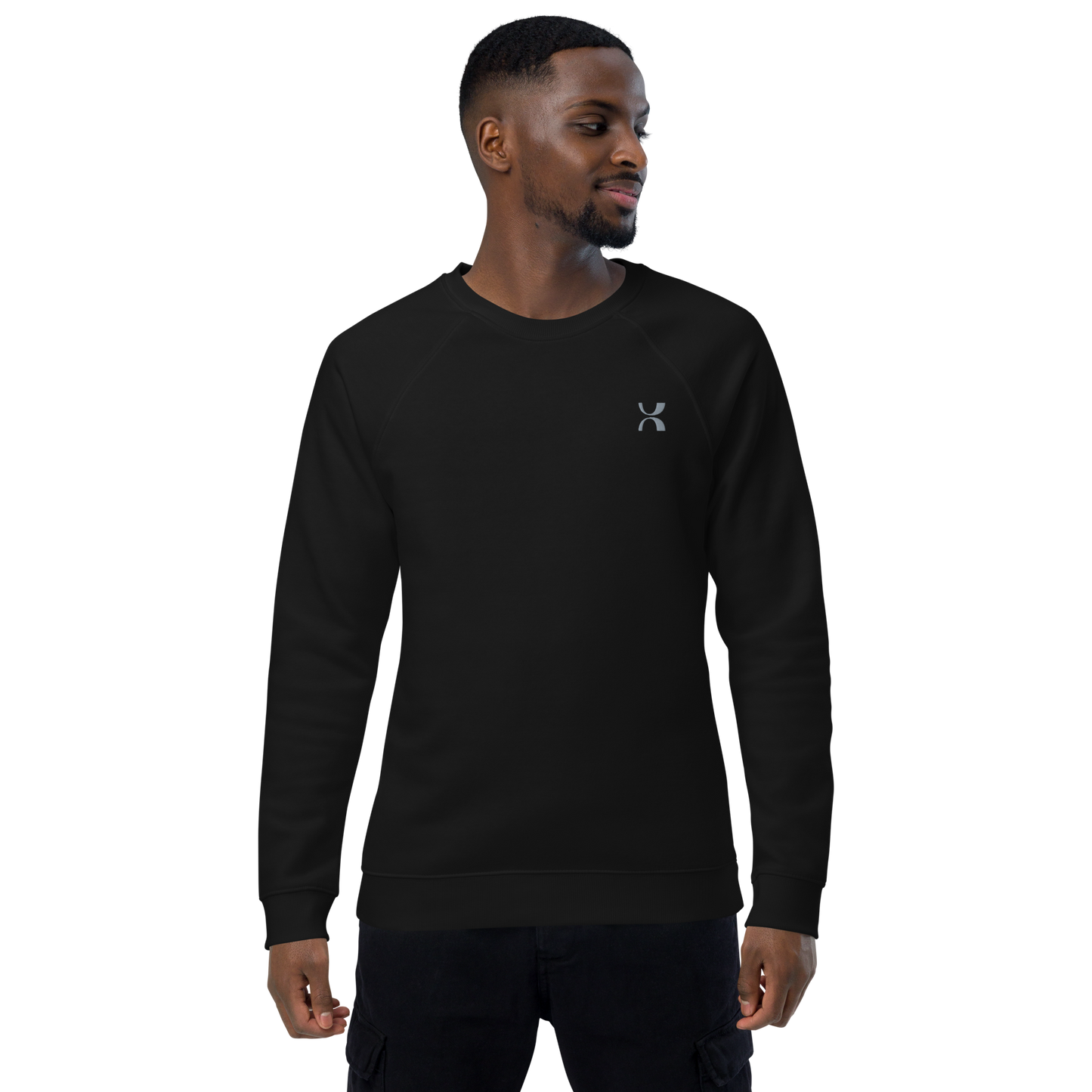 Sweatshirt écologique raglan unisexe