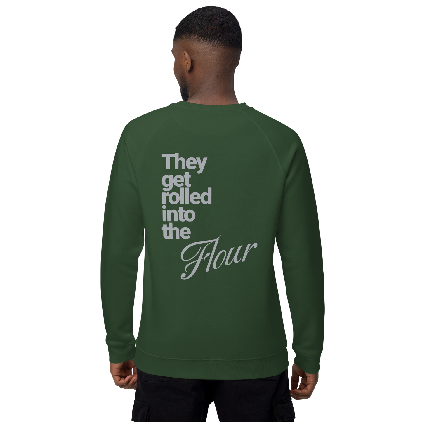 Unisex "Flour" raglan eco-friendly sweatshirt