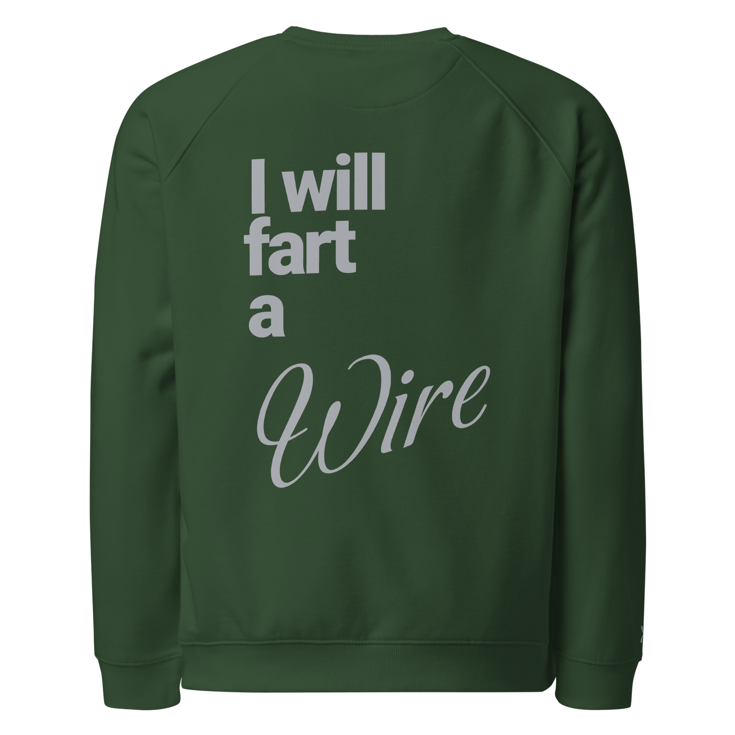 Sweatshirt écologique raglan unisexe "wire"