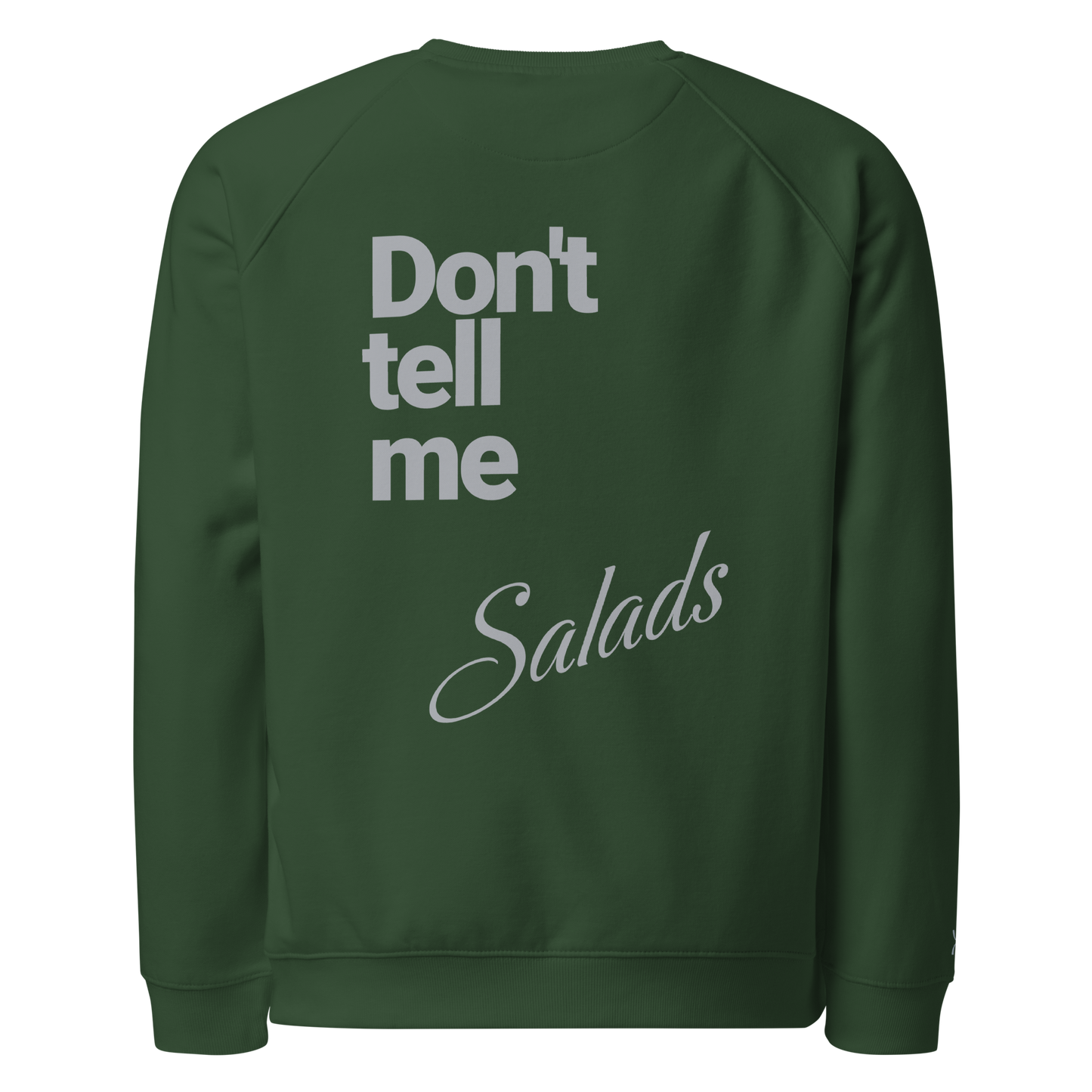 Sweatshirt écologique raglan unisexe "salads"