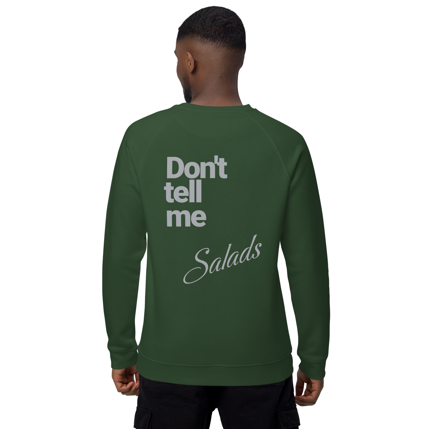 Sweatshirt écologique raglan unisexe "salads"