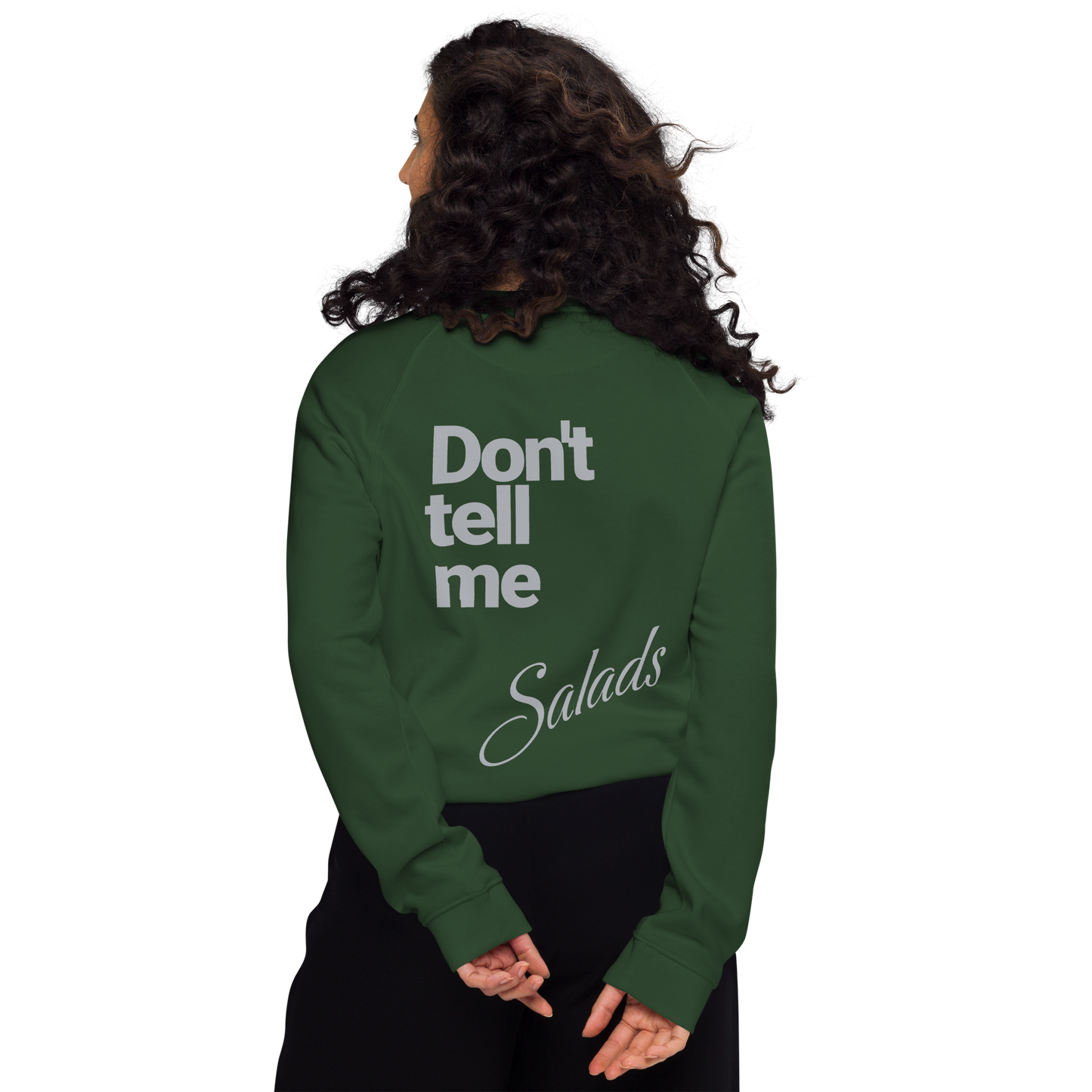 Sweatshirt écologique raglan unisexe "salads"