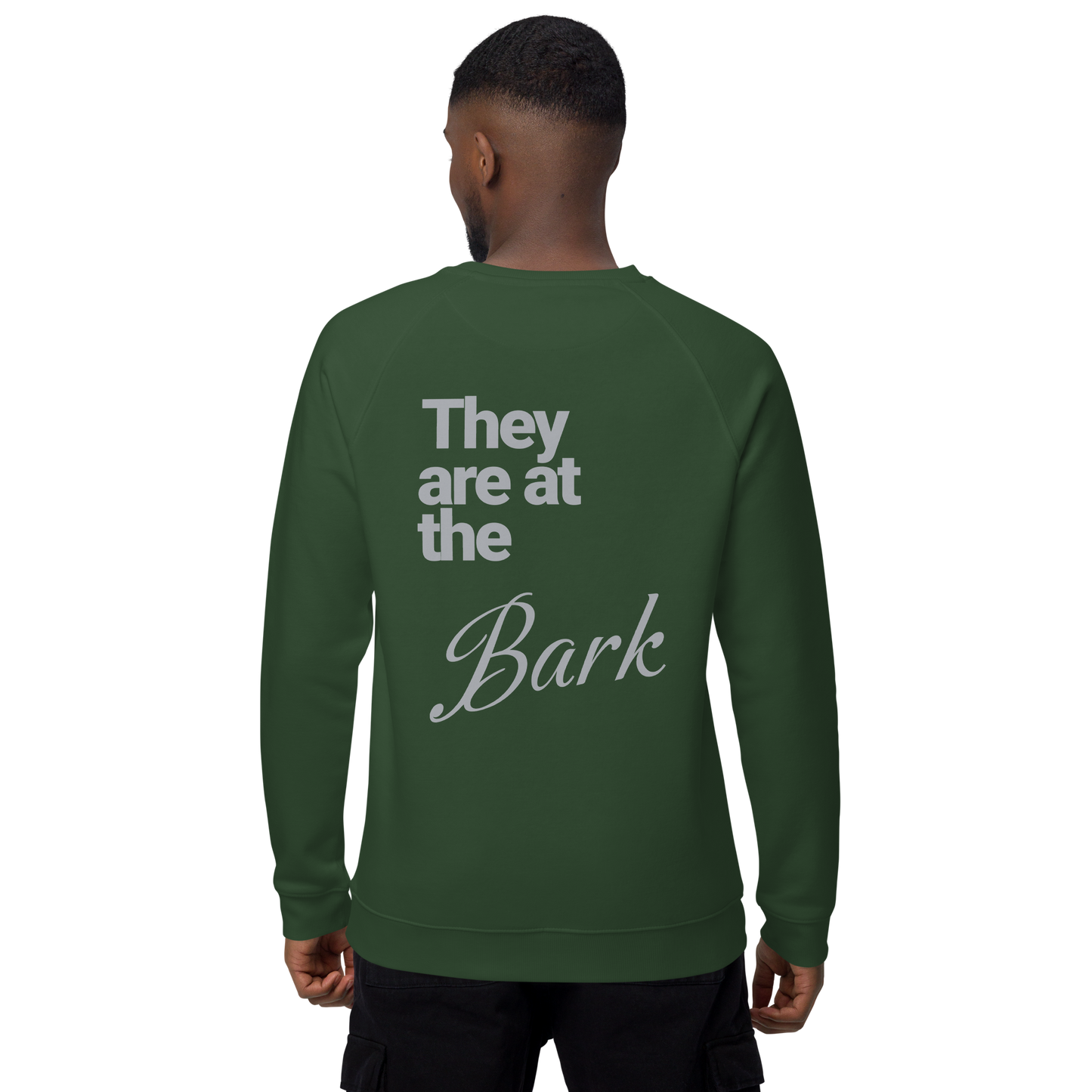 Unisex "Bark" Raglan Eco-Friendly Sweatshirt