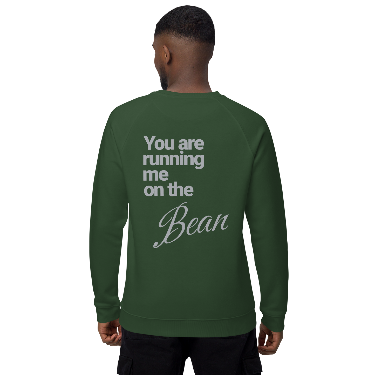 Sweatshirt écologique raglan unisexe "bean"