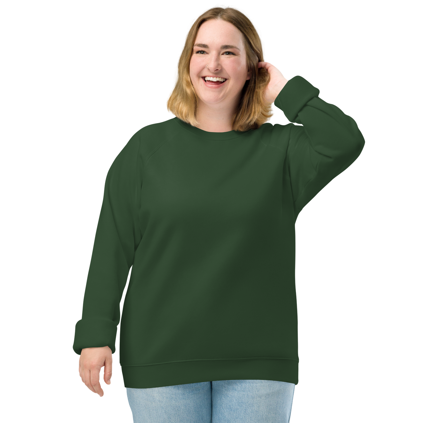 Sweatshirt écologique raglan unisexe "wire"